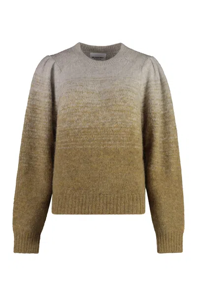 Isabel Marant Étoile Peytona Wool-blend Crew-neck Sweater In Multi