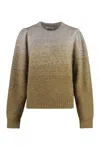 Isabel Marant Étoile Peytona Wool-blend Crew-neck Sweater In Beige