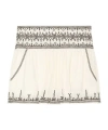 Isabel Marant Étoile Picadilia Cotton Mini Skirt In White