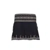 Isabel Marant Étoile Picadilia Mini Skirt In Black Cotton