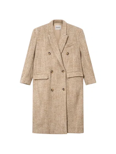 Isabel Marant Étoile Pilda Coat In Neutral