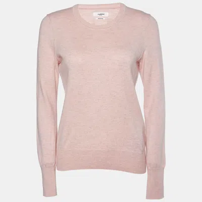 Pre-owned Isabel Marant Étoile Pink Cotton & Wool Knit Jumper S