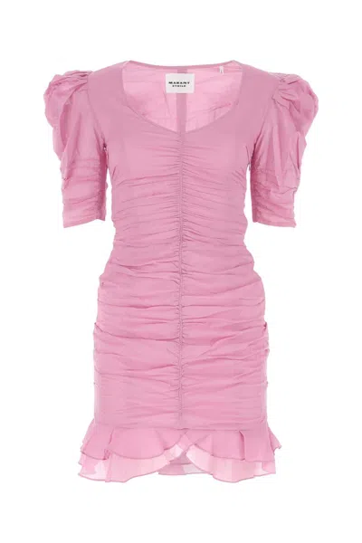 Isabel Marant Étoile Isabel Marant Etoile Pink Cotton Sireny Mini Dress