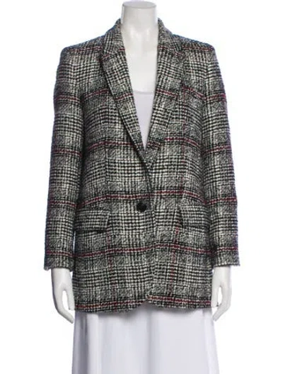 Pre-owned Isabel Marant Étoile Plaid Print Blazer W/ Tags In Multi
