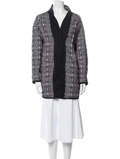 Pre-owned Isabel Marant Étoile Plaid Print Coat In Blue