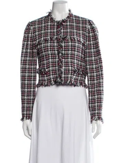 Pre-owned Isabel Marant Étoile Plaid Print Jacket In Blue