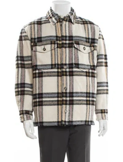 Pre-owned Isabel Marant Étoile Plaid Print Jacket In Neutral