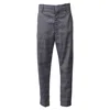 Isabel Marant Étoile Plaid Trousers In Grey Wool In Blue