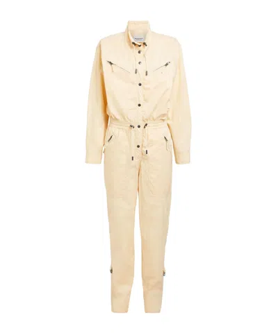 Isabel Marant Étoile Plain Colour Jumpsuit In Brown