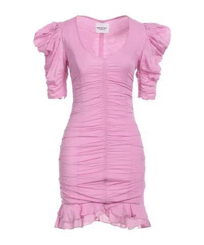 Isabel Marant Étoile Plain Colour Short Dress In Purple