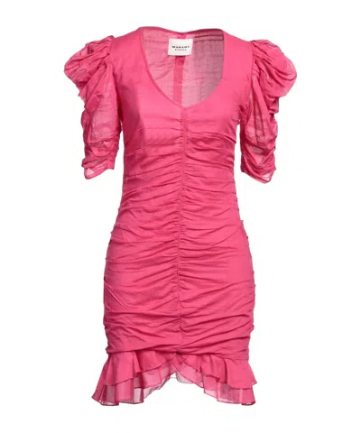 Isabel Marant Étoile Plain Colour Short Dress In Pink