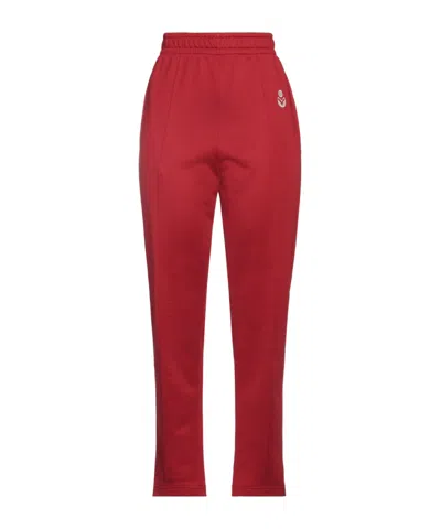 Isabel Marant Étoile Plain Colour Sweatpants In Red