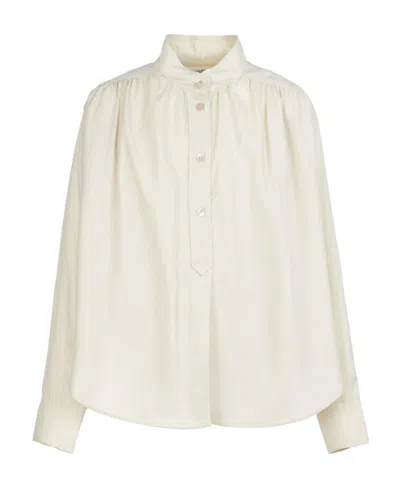 Isabel Marant Étoile Plain Long-sleeve Shirt In White