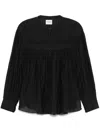Isabel Marant Étoile Isabel Marant Etoile Woman Plalia Woman Black Shirts In Black