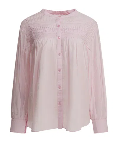 Isabel Marant Étoile Plalia Long-sleeves Blouse In Pink
