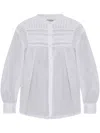 Isabel Marant Étoile Plalia Oversized Cotton Blouse In White