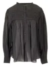 Isabel Marant Étoile Isabel Marant Etoile Woman Plalia Woman Black Shirts