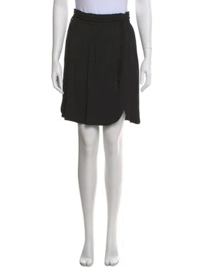 Pre-owned Isabel Marant Étoile Pleated Accents Knee-length Skirt In Black