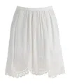 Isabel Marant Étoile Chic Francesca Mini Skirt In White