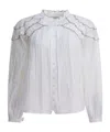 Isabel Marant Étoile Pleated Shirt In White