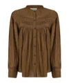 Isabel Marant Étoile Shirt Isabel Marant Etoile Woman Color Kaki In Brown