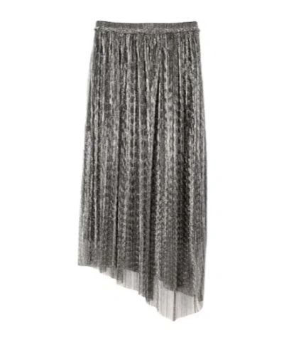 Isabel Marant Étoile Pleated Skirt In Multi