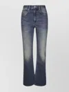 Isabel Marant Étoile Pocketed Trousers With Loops And Stitching In Blue