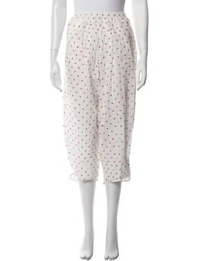 Pre-owned Isabel Marant Étoile Polka Dot Print Pajamas In White