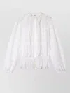 Isabel Marant Étoile Polly Organic Cotton Shirt In White