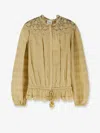 Isabel Marant Étoile Polly Organic Cotton Tassel Trim Top In Multi