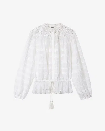Isabel Marant Étoile Polly Top In White