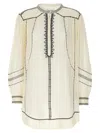 Isabel Marant Étoile Dress Isabel Marant Etoile Woman Color Beige In White/black