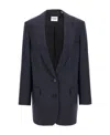 Isabel Marant Étoile Precious Wool Blazer In Black