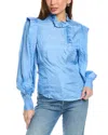 Isabel Marant Étoile Isabel Marant E'toile Prian Silk-blend Blouse In White