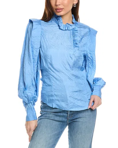 ISABEL MARANT ÉTOILE ISABEL MARANT E'TOILE PRIAN SILK-BLEND BLOUSE