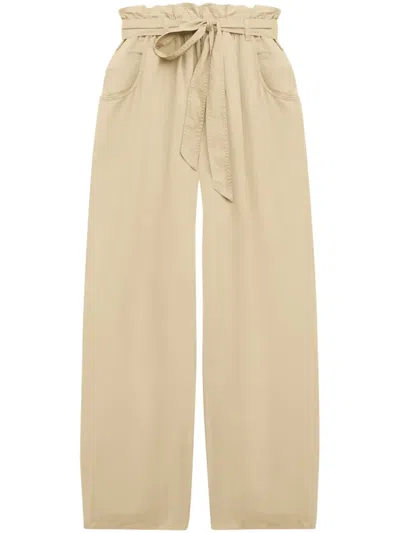 ISABEL MARANT ÉTOILE PRIANA CHAMBRAY TROUSERS