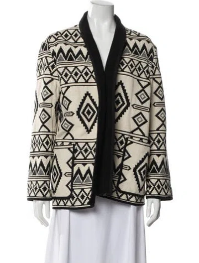 Pre-owned Isabel Marant Étoile Printed Blazer In Black