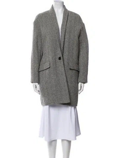 Pre-owned Isabel Marant Étoile Printed Coat In Gray