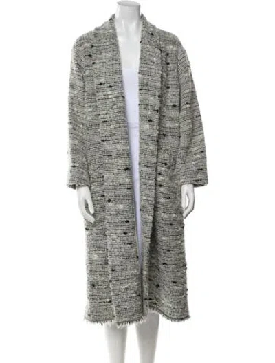 Pre-owned Isabel Marant Étoile Printed Coat In Gray