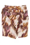 Isabel Marant Étoile Isabel Marant Etoile Women Printed Cotton Berenice Mini Skirt In Neutral