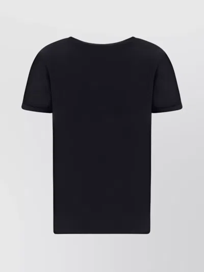 Isabel Marant Étoile Printed Crew Neck T-shirt In Black