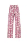 Isabel Marant Étoile Isabel Marant Etoile Women Printed Denim Joanny Jeans In Pink