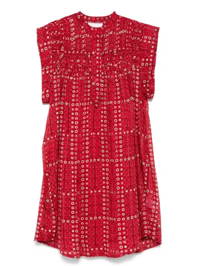 Isabel Marant Étoile Printed Dress In Red