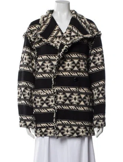 Pre-owned Isabel Marant Étoile Printed Jacket In Black