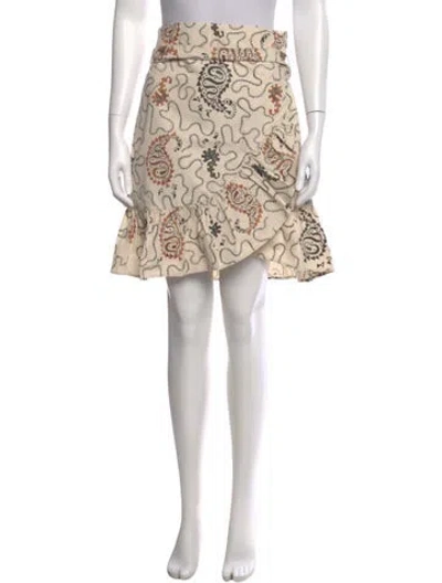 Pre-owned Isabel Marant Étoile Printed Knee-length Skirt In Neutral