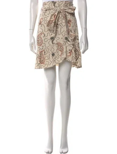 Pre-owned Isabel Marant Étoile Printed Knee-length Skirt In Neutral