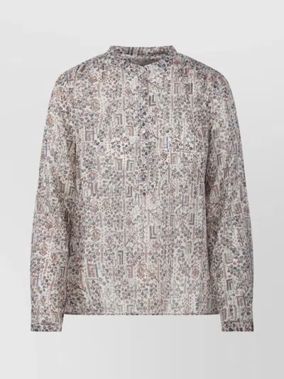 Isabel Marant Étoile Printed Lightweight Long Sleeve Shirt