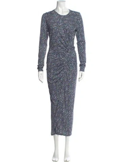 Pre-owned Isabel Marant Étoile Printed Long Dress In Multi