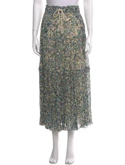 Pre-owned Isabel Marant Étoile Printed Midi Length Skirt In Neutral