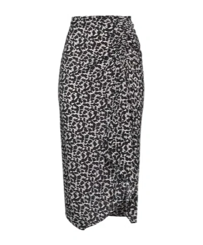 Isabel Marant Étoile Printed Midi Skirt In Multi